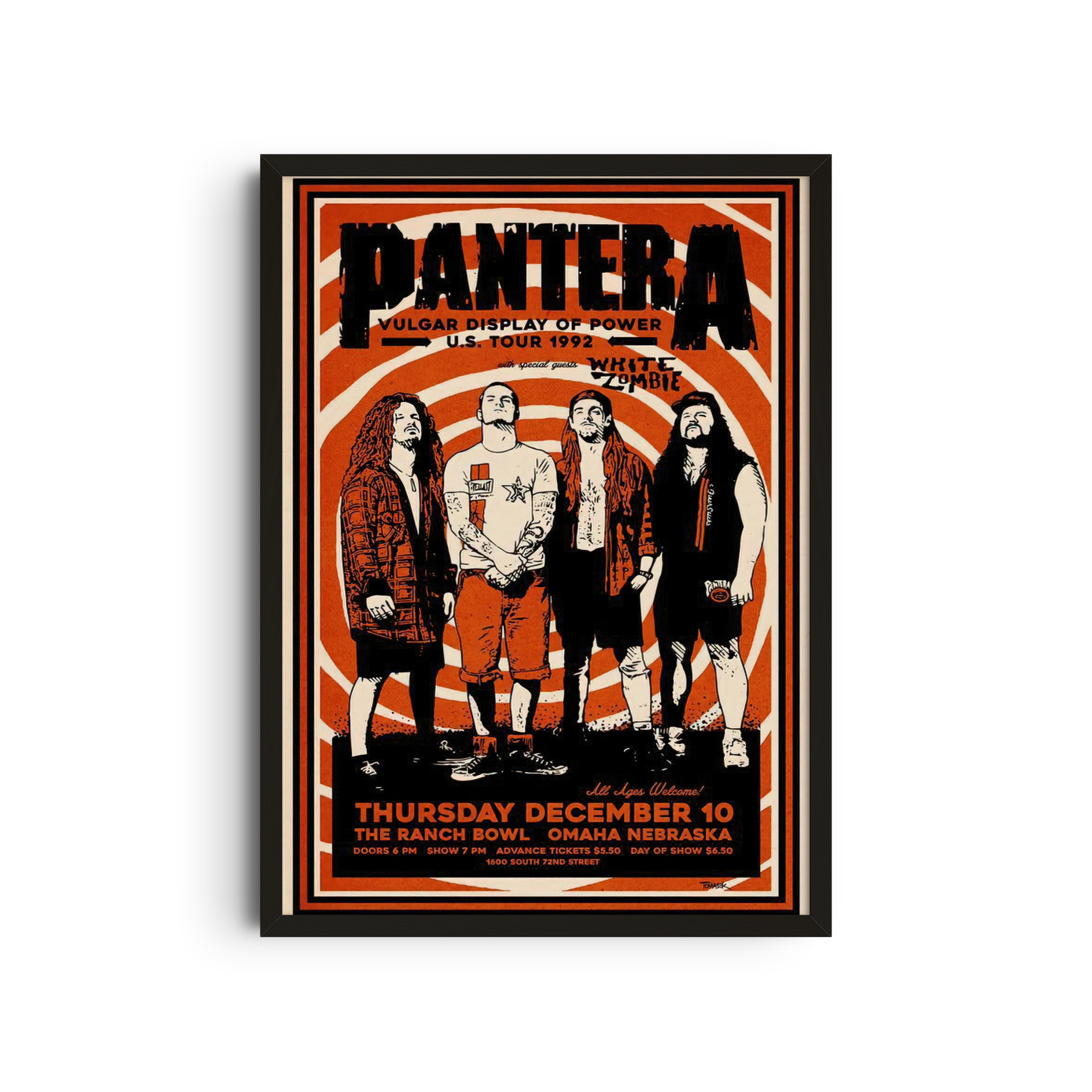 Pantera – December 10th Show Poster