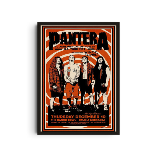 Pantera – December 10th Show Poster