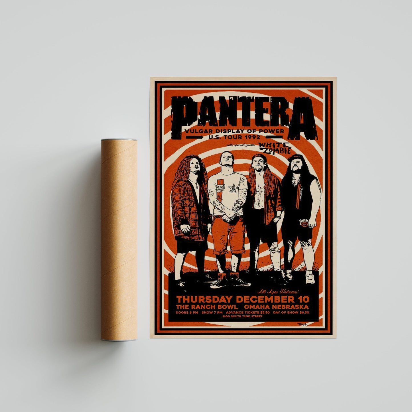 Pantera – December 10th Show Poster
