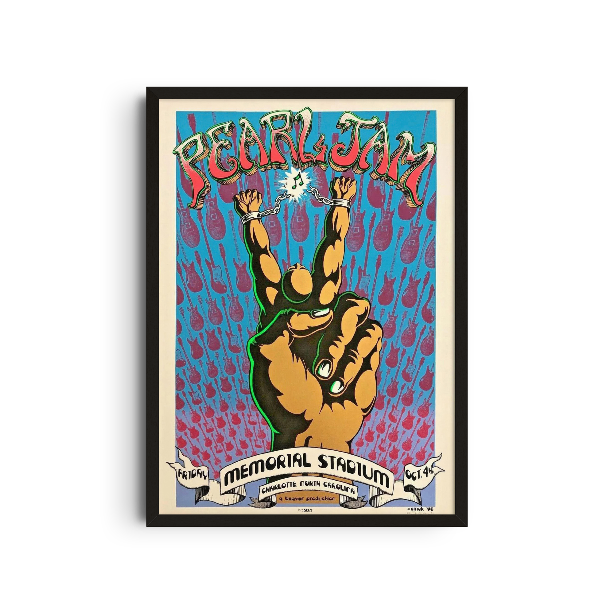 Pearl Jam – Hand Peace Sign Poster