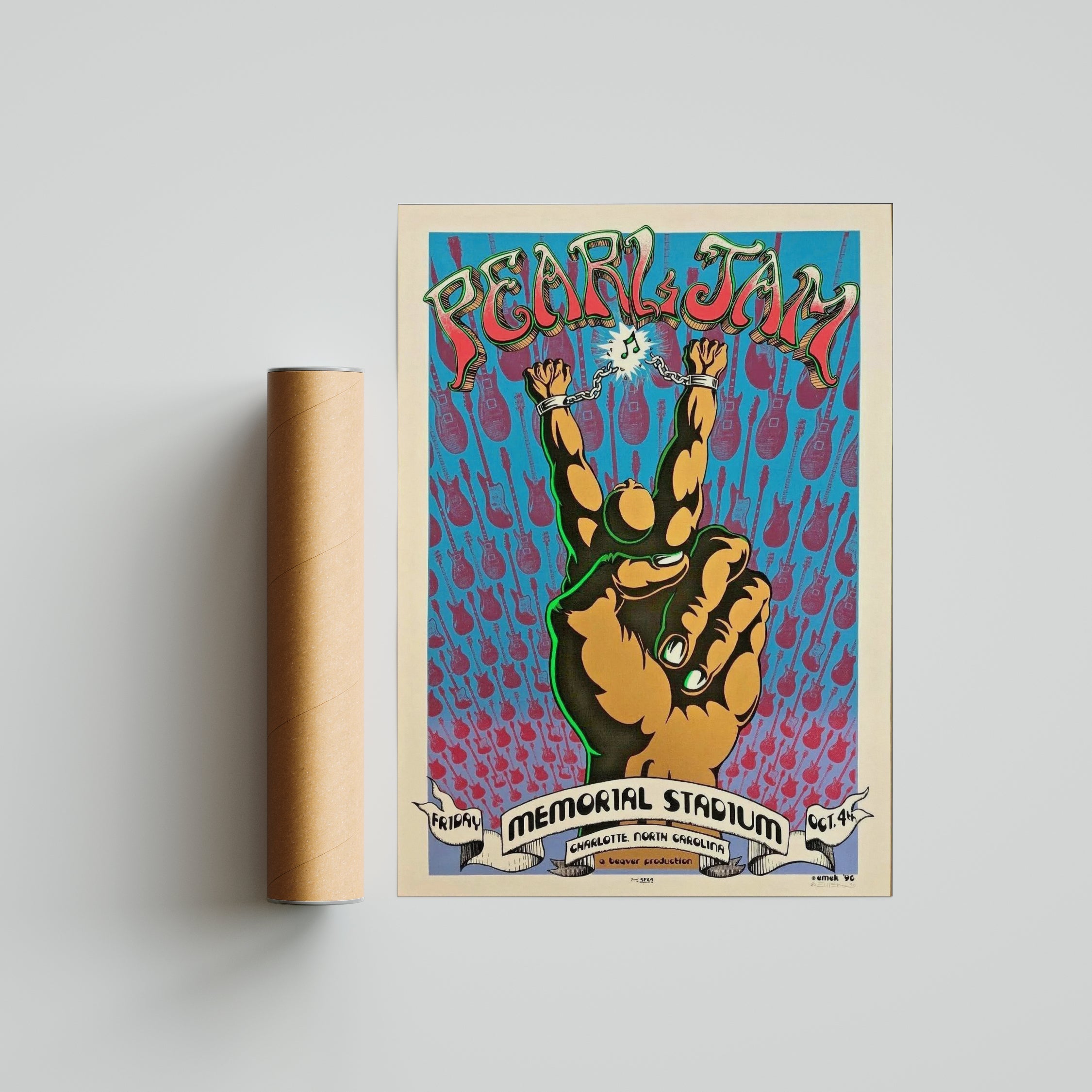 Pearl Jam – Hand Peace Sign Poster