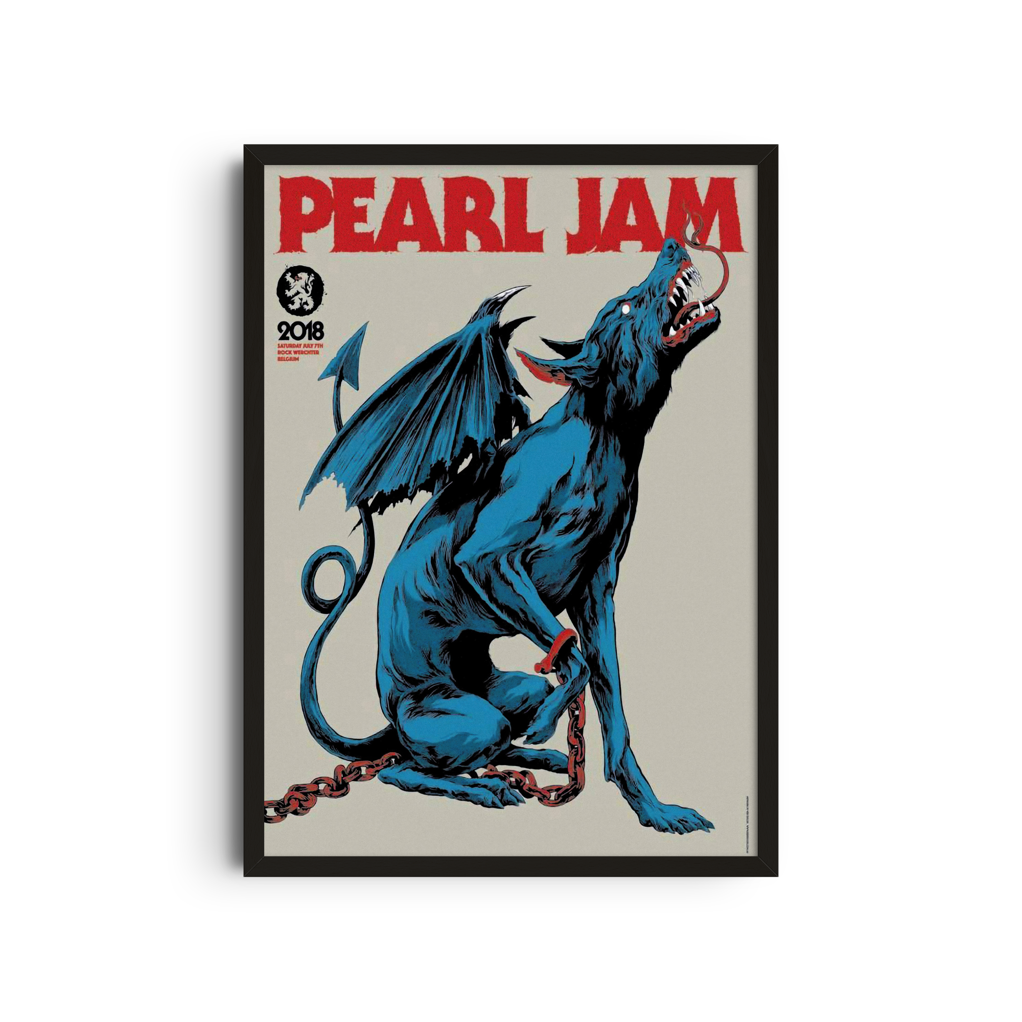 Pearl Jam – Blue Dog Design