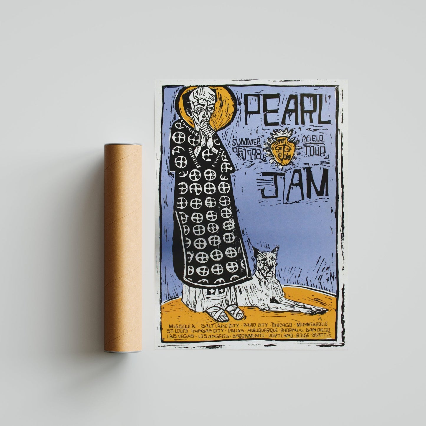 Pearl Jam – Saint Figure Illustration