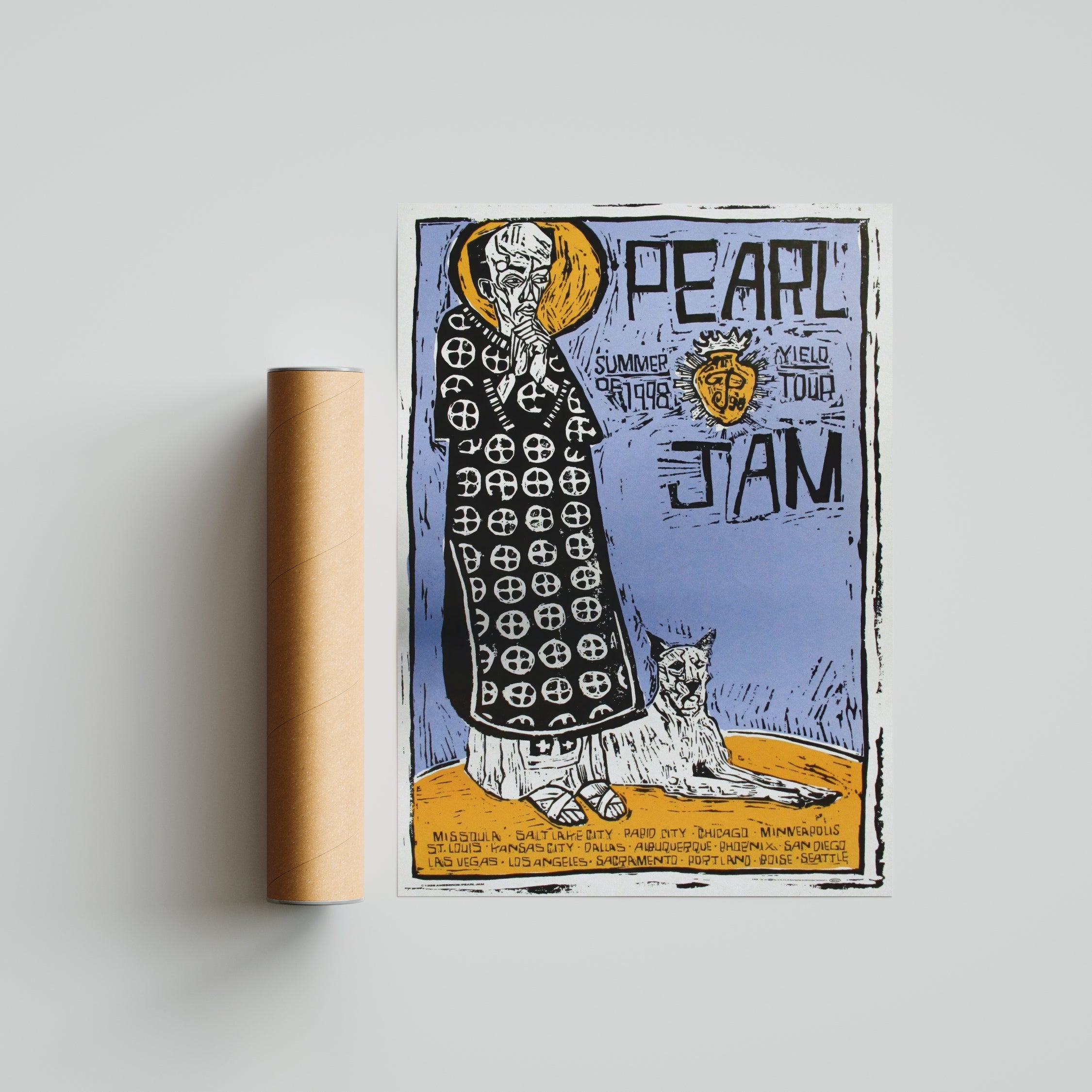 Pearl Jam – Saint Figure Illustration
