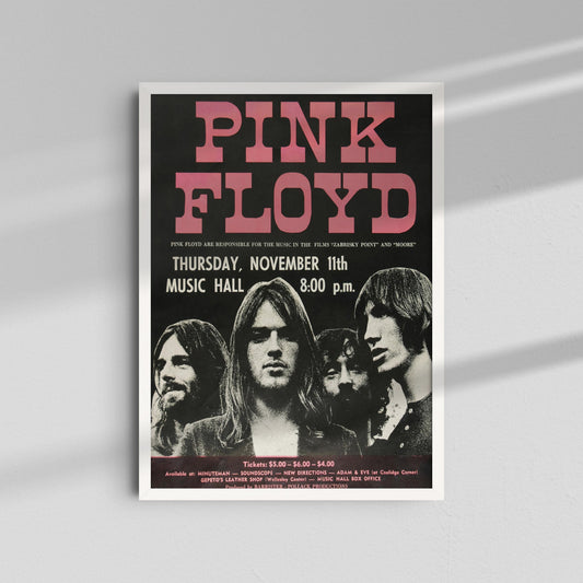 Pink Floyd – Classic Black and White Poster