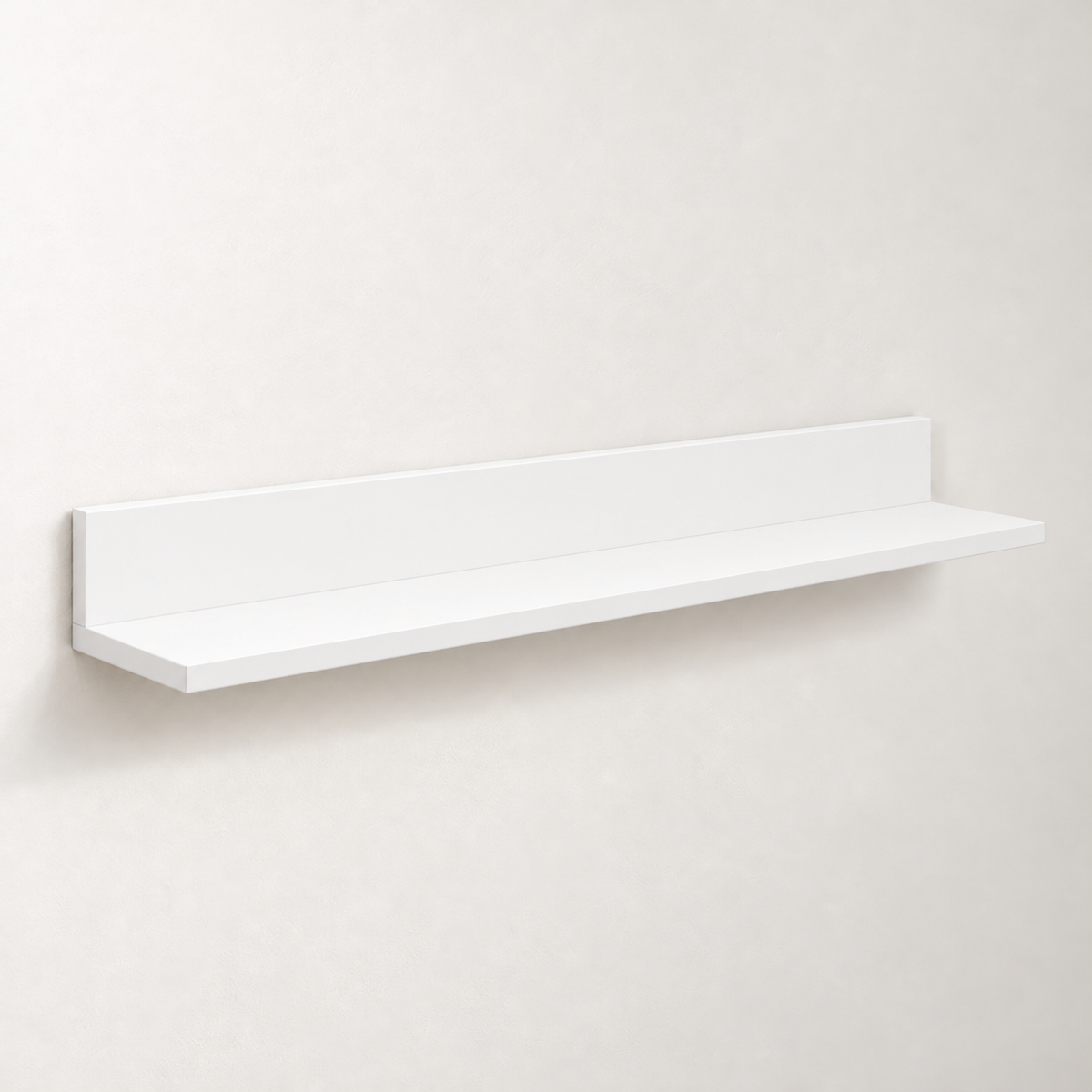 Estante para cuadros de pared blanco de 120 cm en melamina