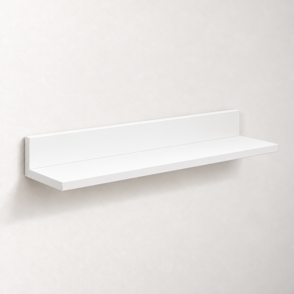 Estante para cuadros de pared blanco de 80 cm en melamina